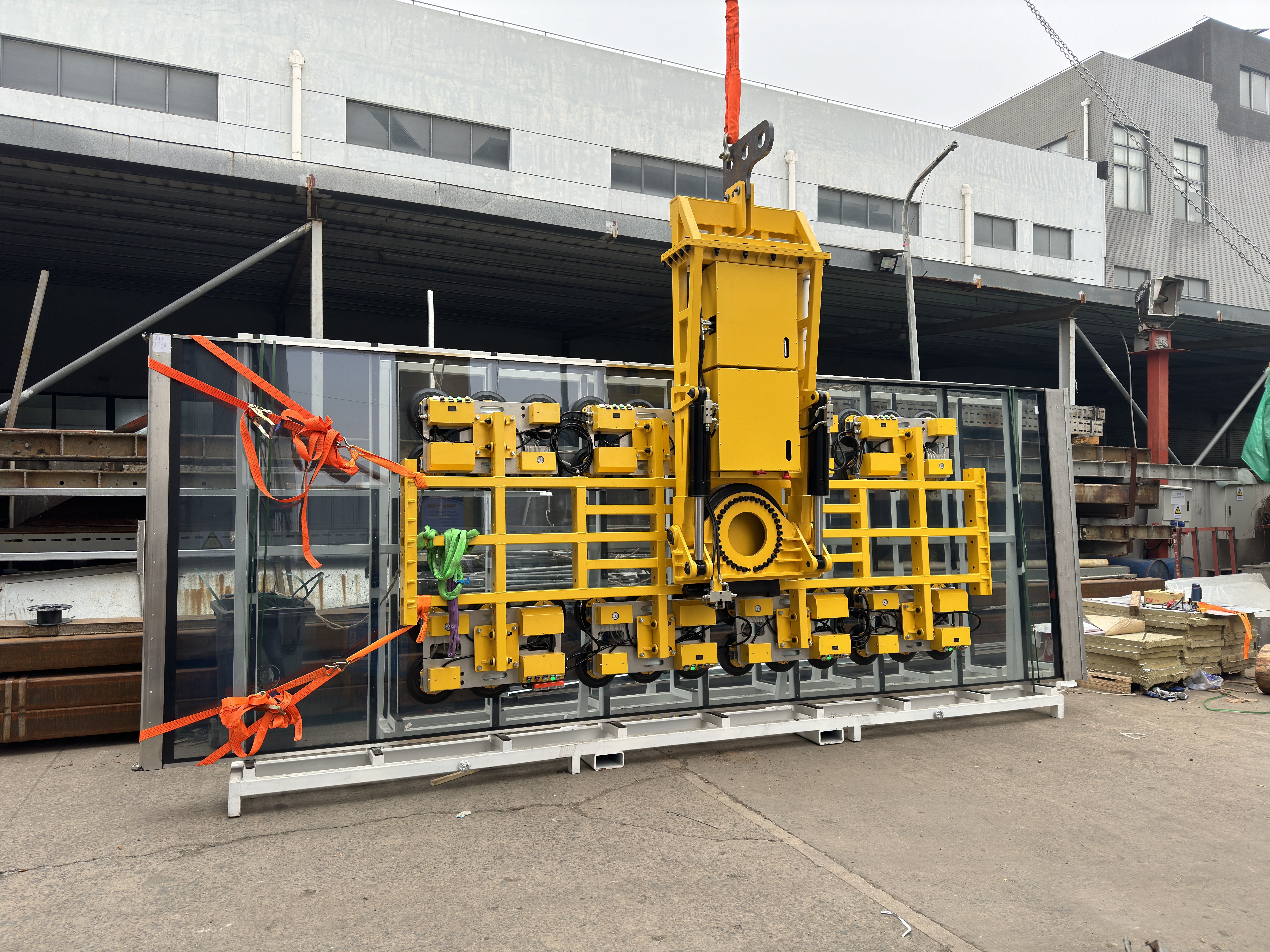 Hydraulic Glass Manipulator | Vacuum Lifter for Large Glass Panels