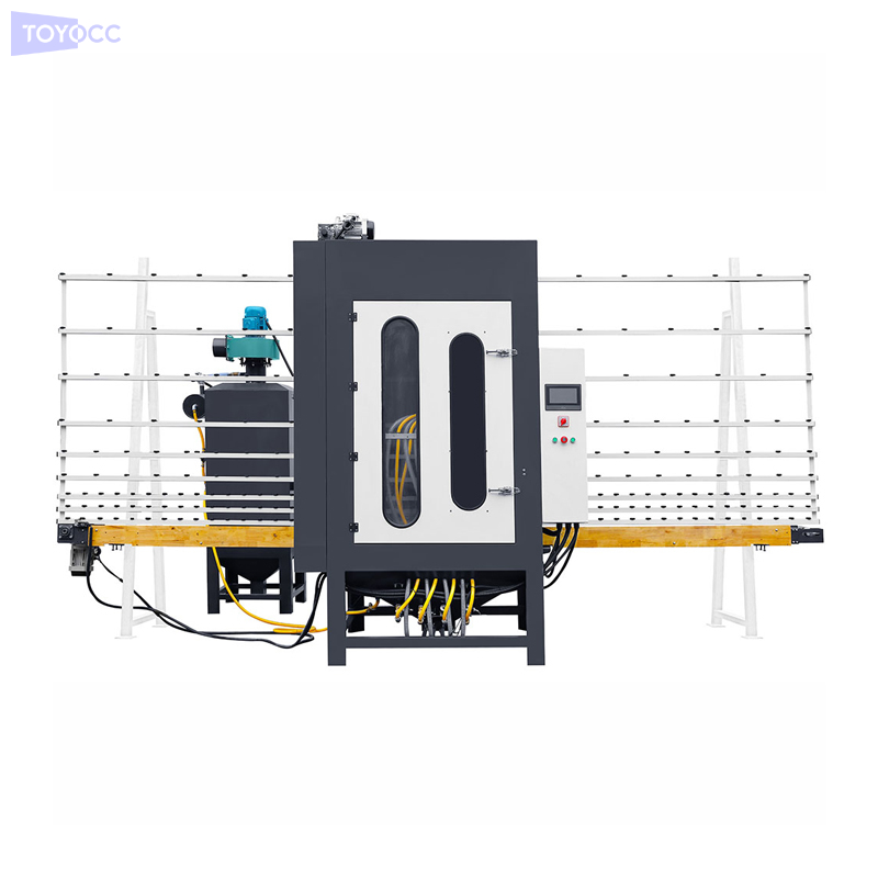 Automatic Sandblasting Machine For Glass Processing Plant