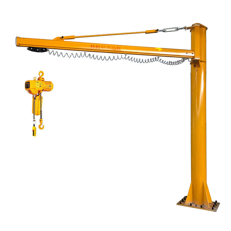 Column Cantilever Crane/Jib Crane Glass Vacuum Lifter in Flag Bridge Shape