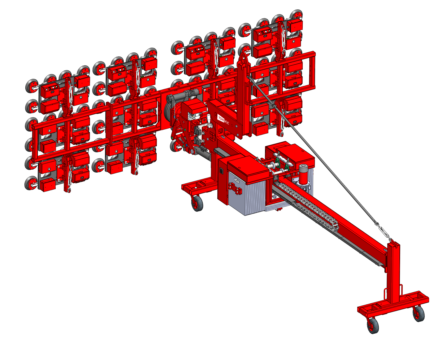TYHP-BGVL2500-6S High-Performance Glass Vacuum Balancing Crane | TOYOCC