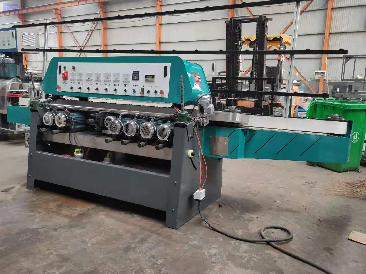 Glass Beveling Edge Grinding Machine in Vertical Type