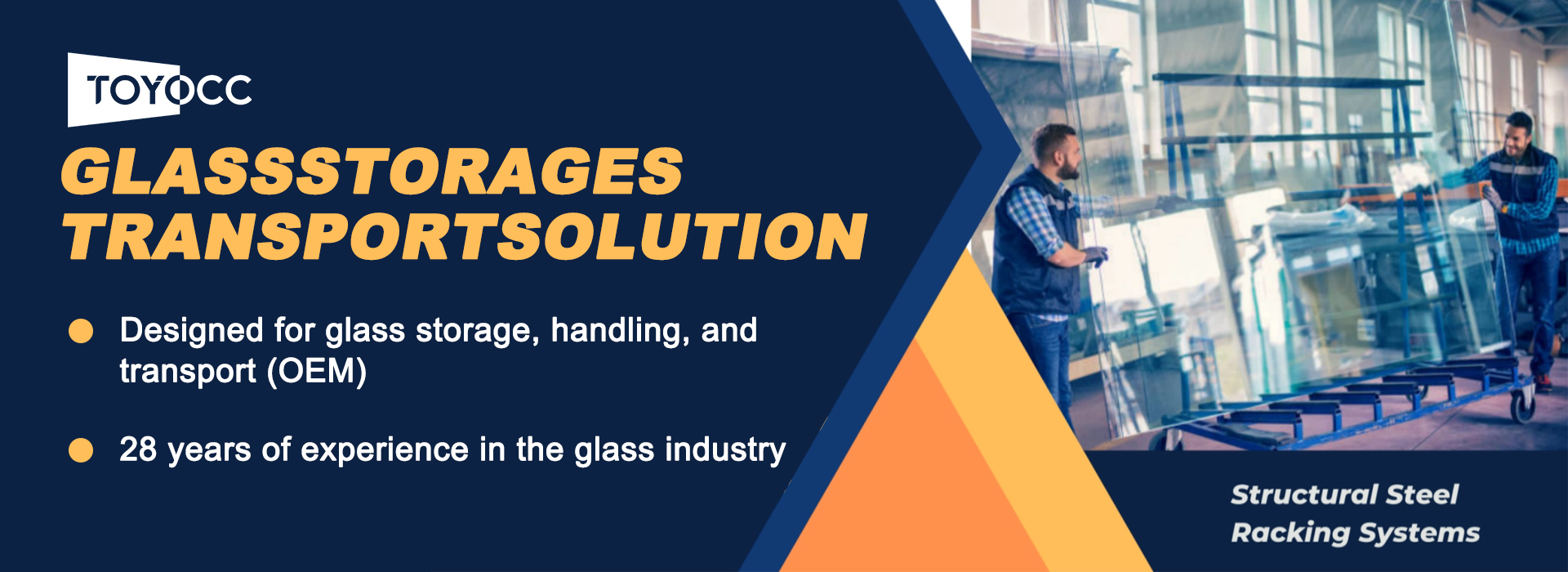 Orange And Blue Modern Professional Construction Banner Design