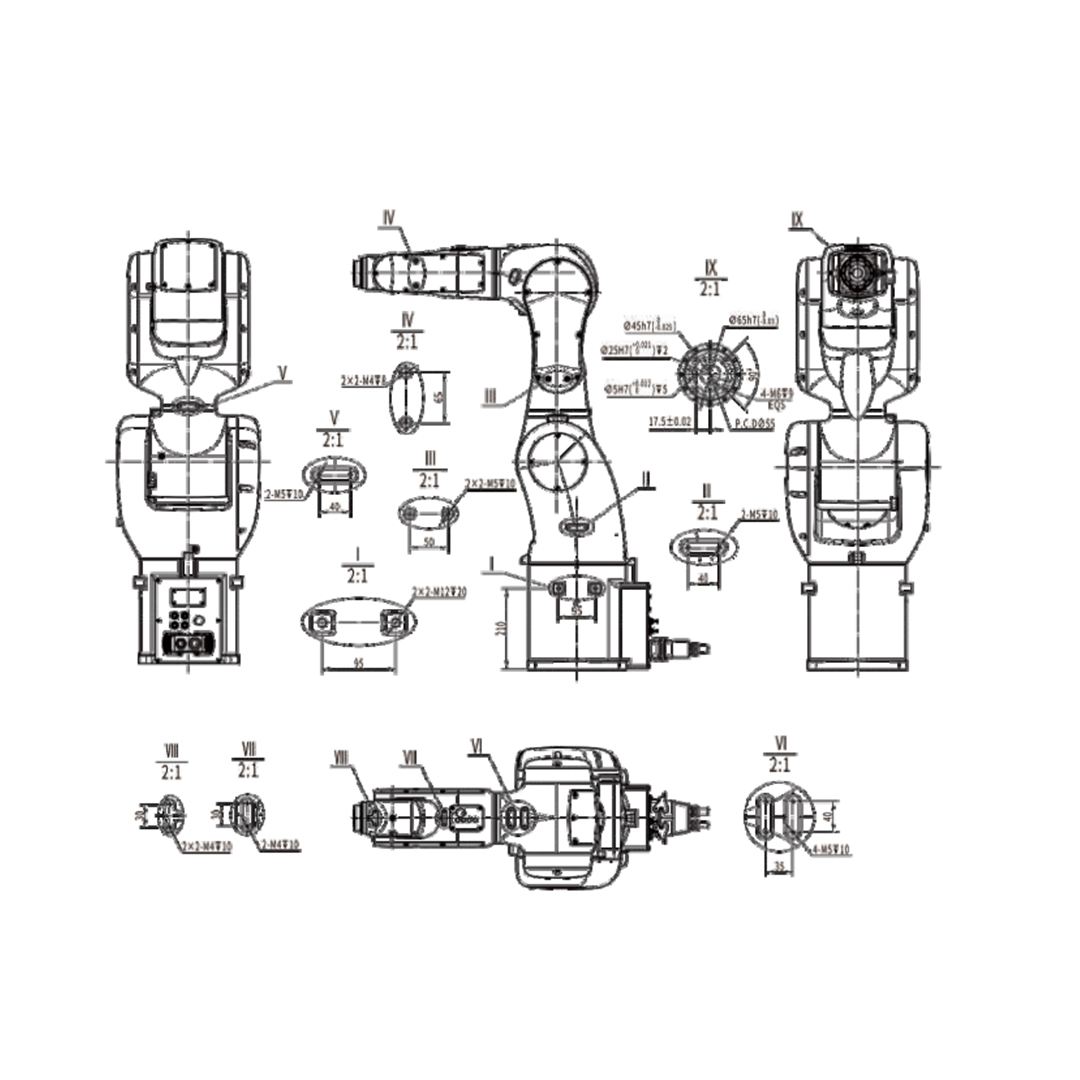 6-Axis Industrial Handling Robot Series