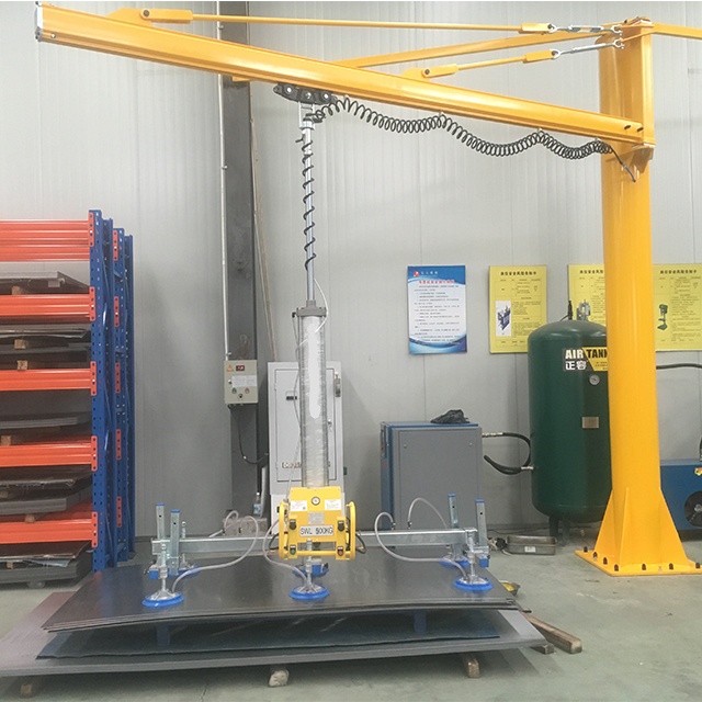 Column Cantilever Crane/Jib Crane Glass Vacuum Lifter in Flag Bridge Shape
